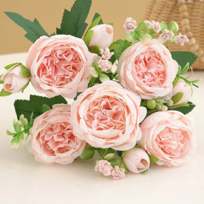 Artificial Rose And Peony Flowers Set One To Three Pcs High Quality Wedding Arch