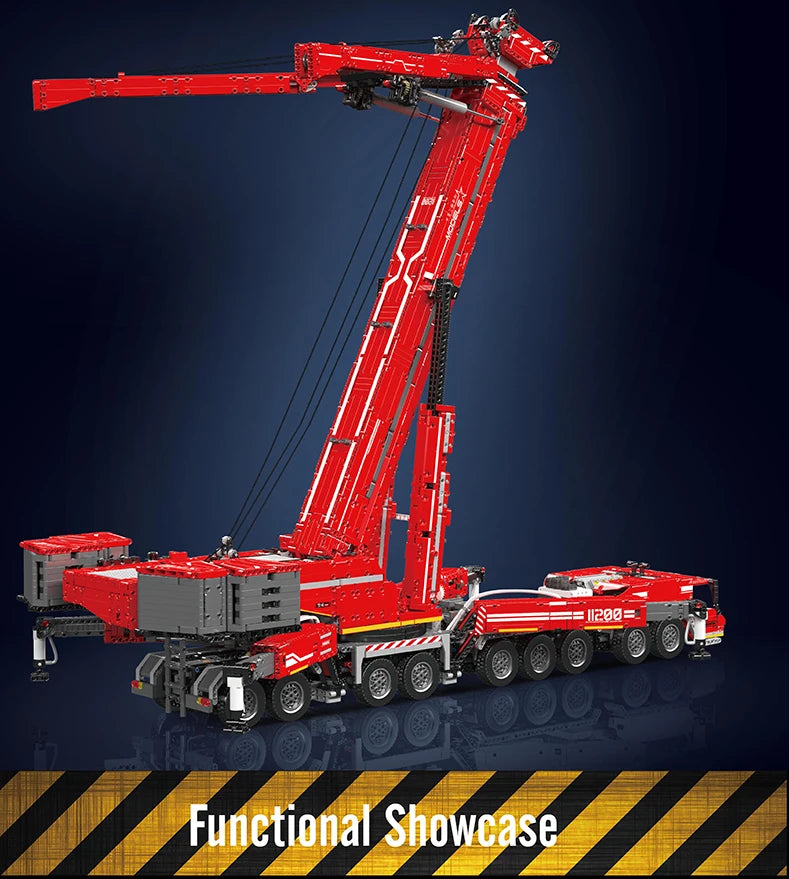 Mould King 17007 17008 Motorized Crane Building Block Set LTM 11200