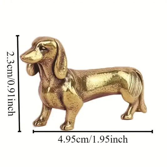 Brass Dachshund Statue Ornament Goddess Witchcraft Alien Figure Buddha Light Ganesha Nezha Decoration