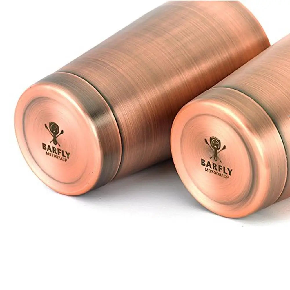 Antique Copper Cocktail Shaker 18oz 28oz Stainless Steel