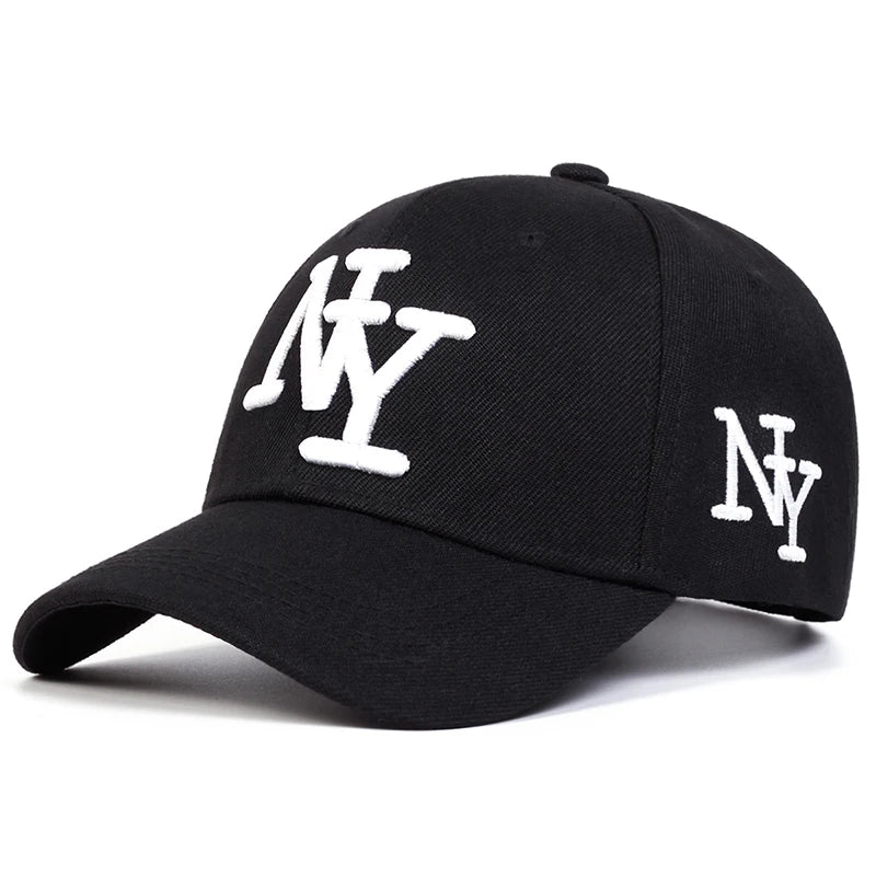 Unisex Letter Embroidery Baseball Cap Adjustable Sun Protection Leisure Hat