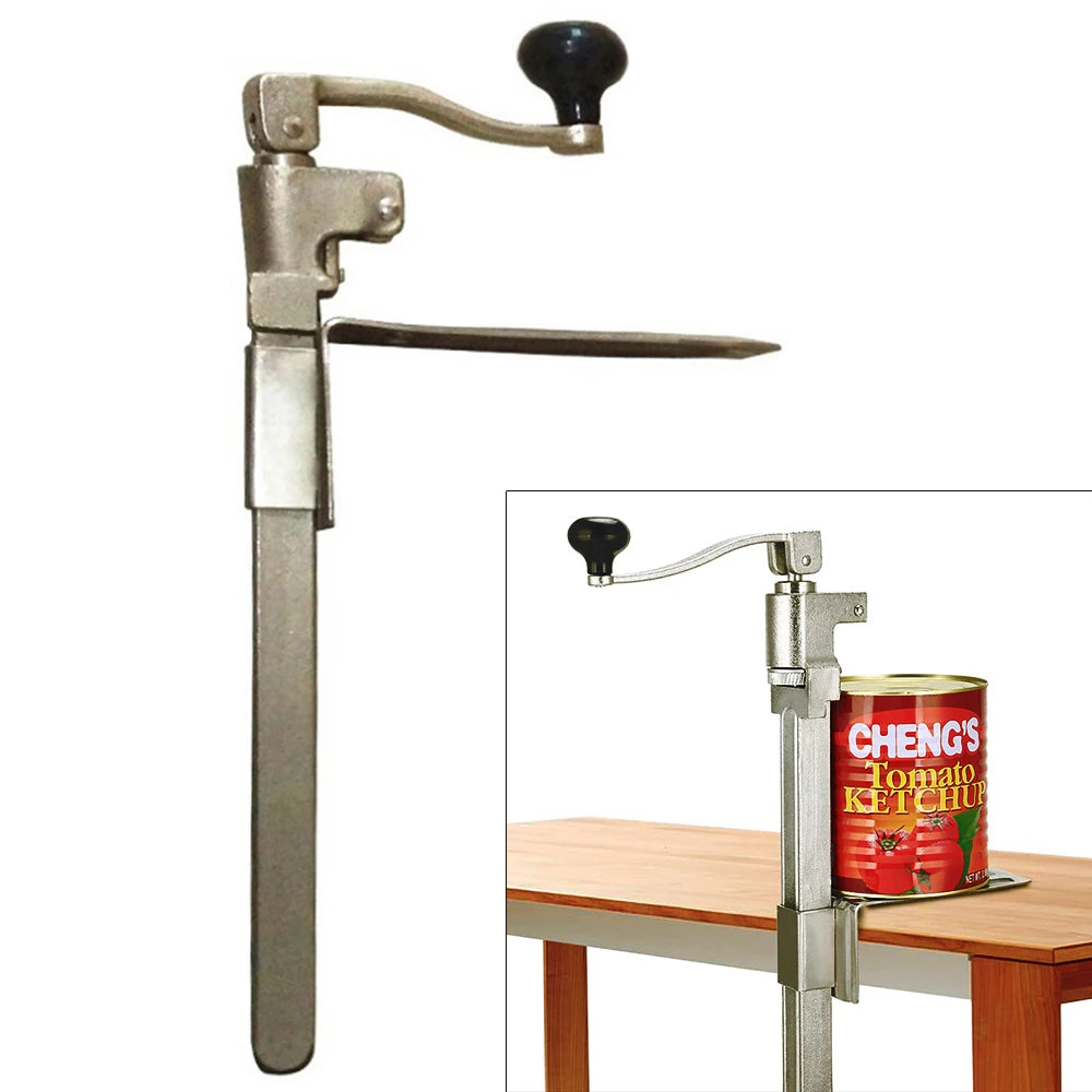 Heavy Duty Stainless Can Opener 11 Inch Commercial Kitchen
