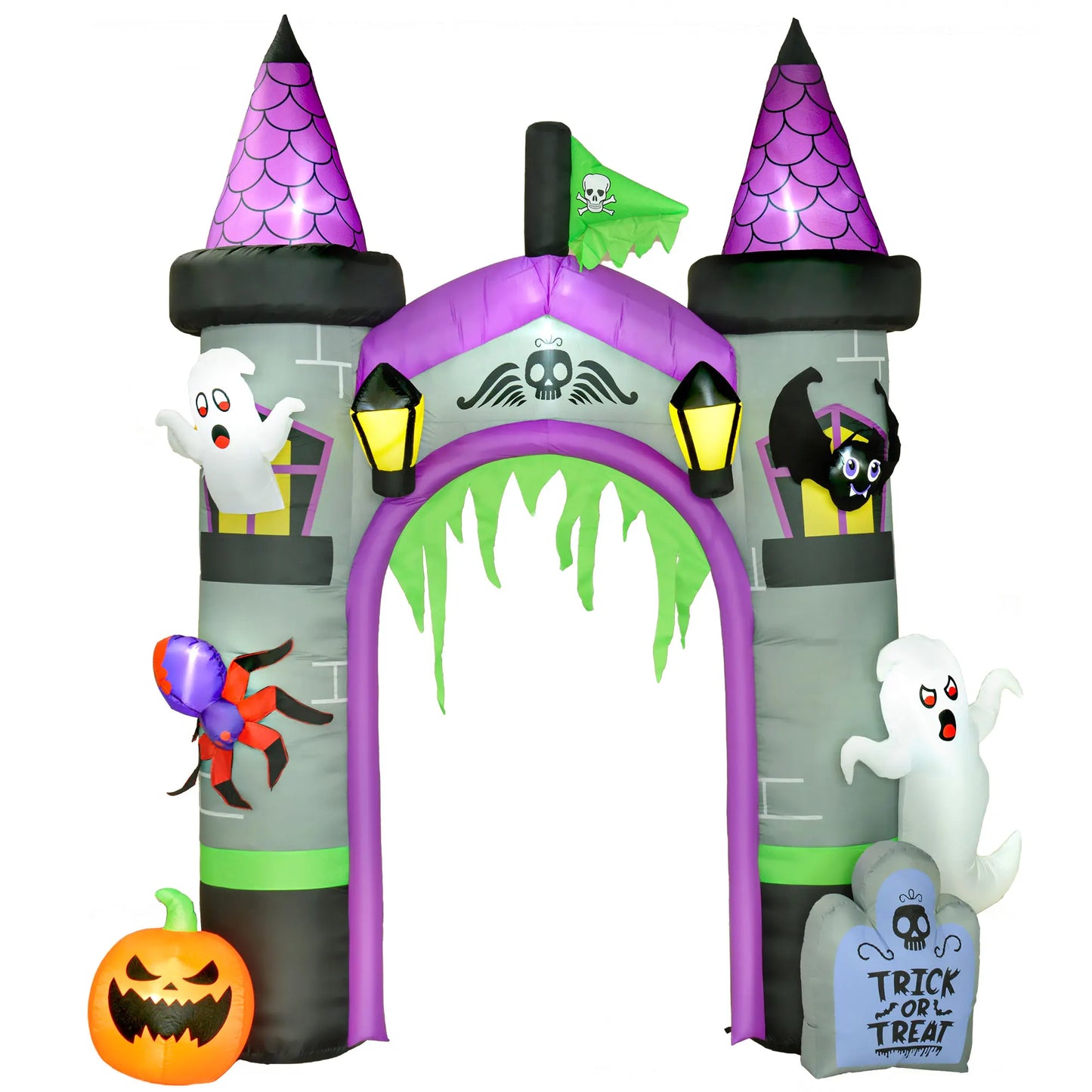 12ft Halloween Inflatable Archway Outdoor LED Yard Display