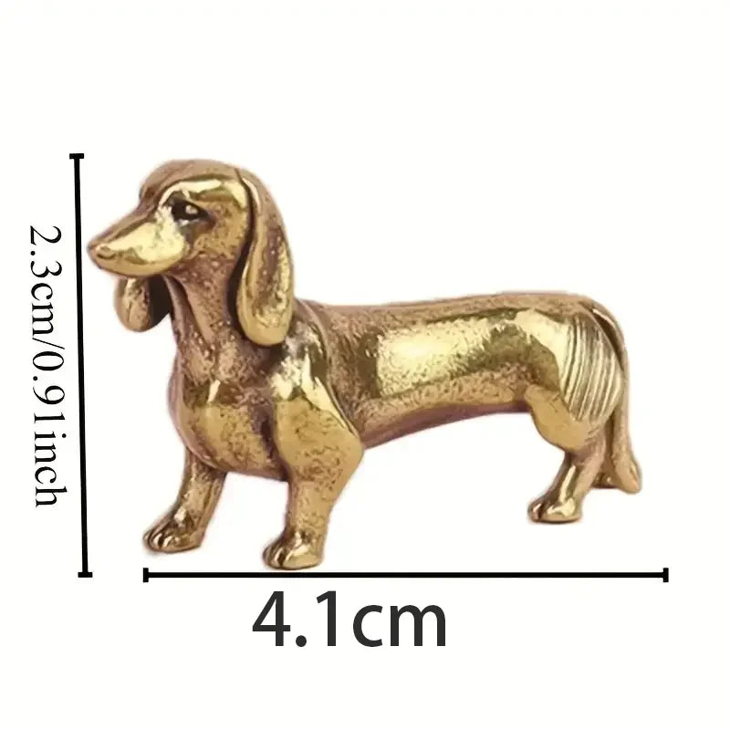 Brass Dachshund Statue Ornament Goddess Witchcraft Alien Figure Buddha Light Ganesha Nezha Decoration
