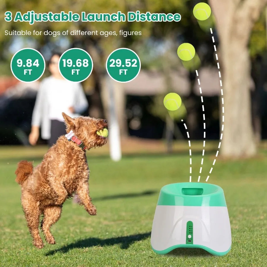 Automatic Dog Ball Launcher And 3 Adjustable Distances