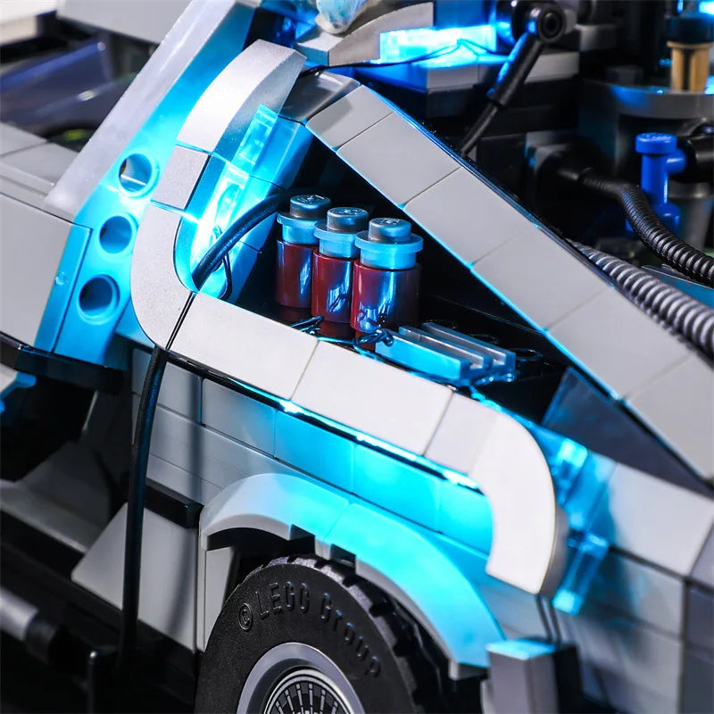 LED Lighting Kit For LEGO 10300 DeLorean Time Machine