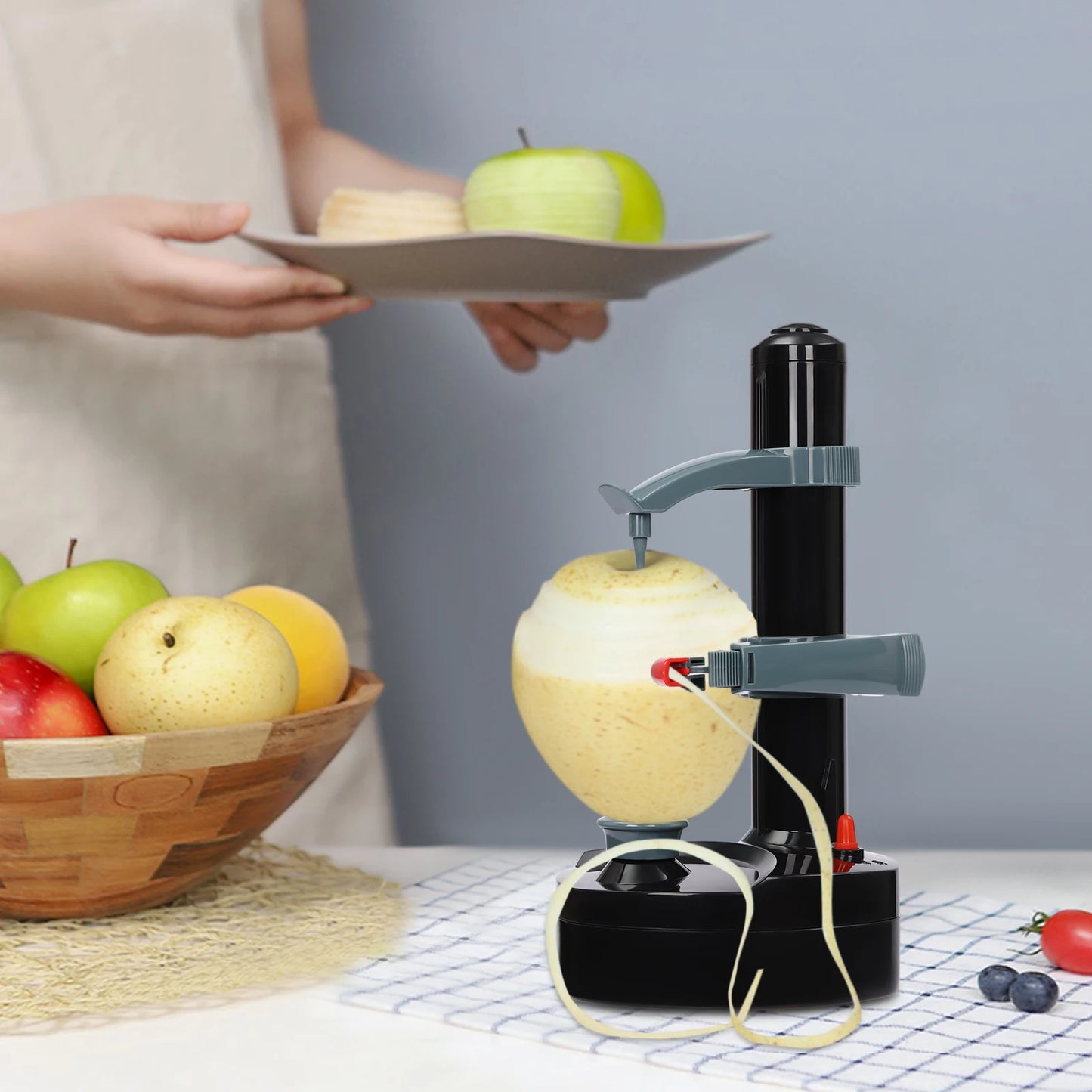 Electric Rotating Peeler For Vegetables Potatoes Carrots