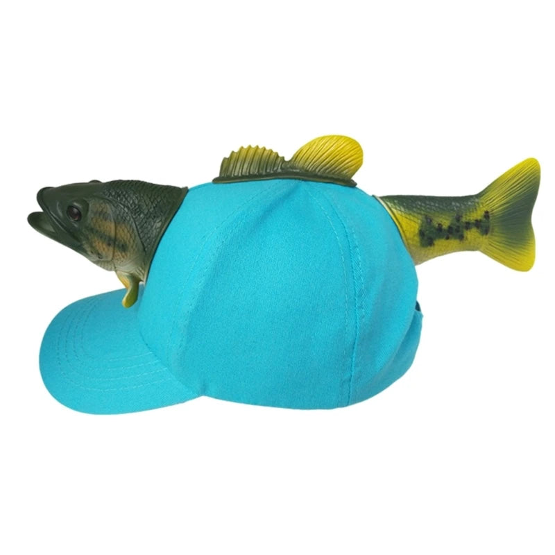 Novelty Fish Baseball Hat For Birthday Party Unisex One Size Holiday Headwear