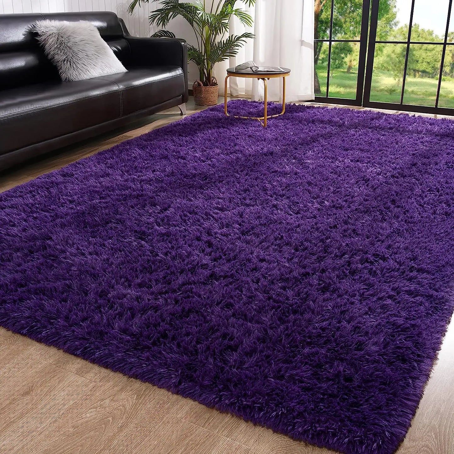 Fluffy Rugs for Bedroom Fuzzy Area Rugs for Living Room Soft Kids Carpet Non Slip for Hardwood Floors Room Decor