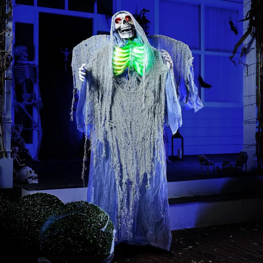 67 Inch Outdoor Grim Reaper Animatronic Sound Activation