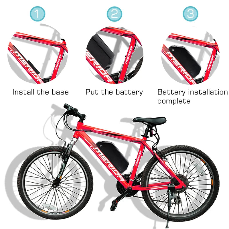Polly 48V 25Ah Ebike Battery Downtube With 40A BMS 21700