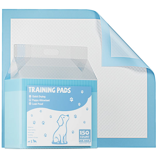 JHK 150 Count 22x22 Underpads Super Absorbent Leakproof Pee Pads for Dogs