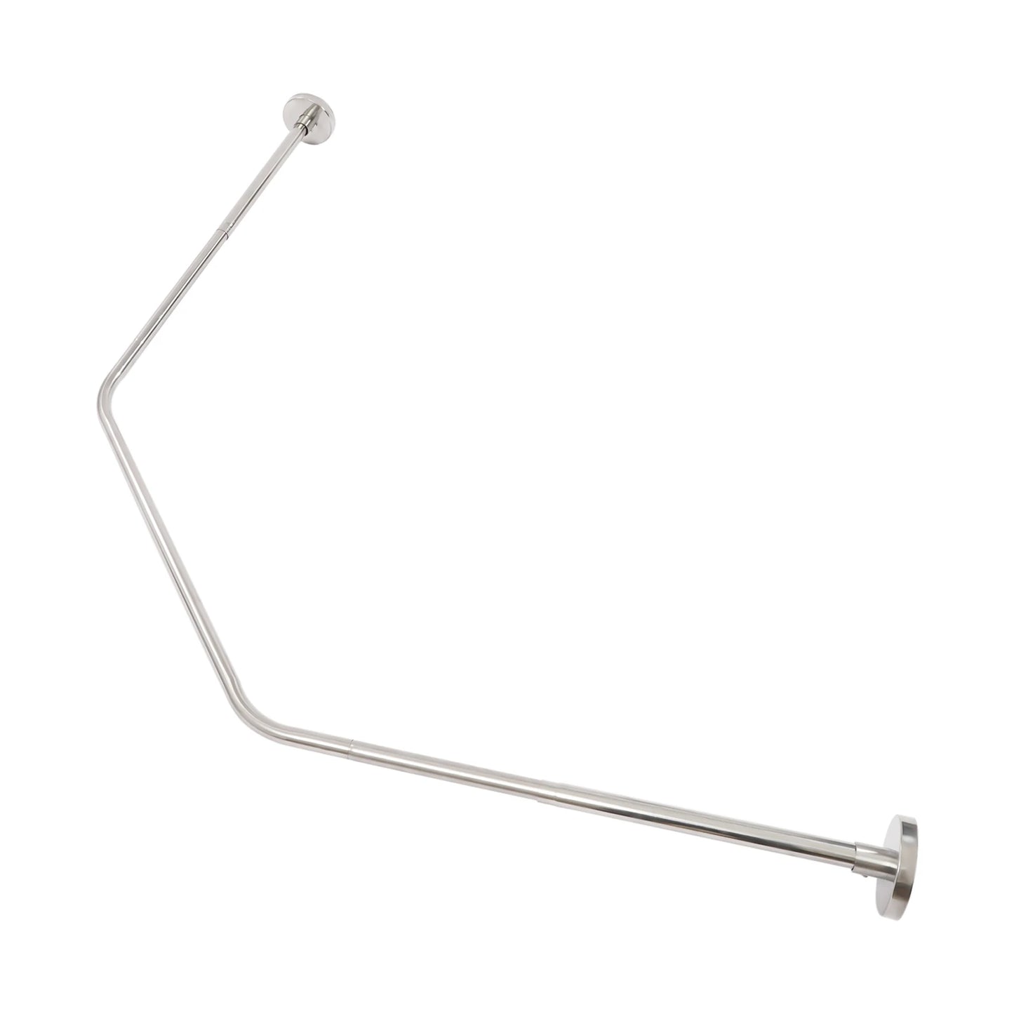 Wall Mounted Shower Curtain Rod 45 To 75CM Waterproof