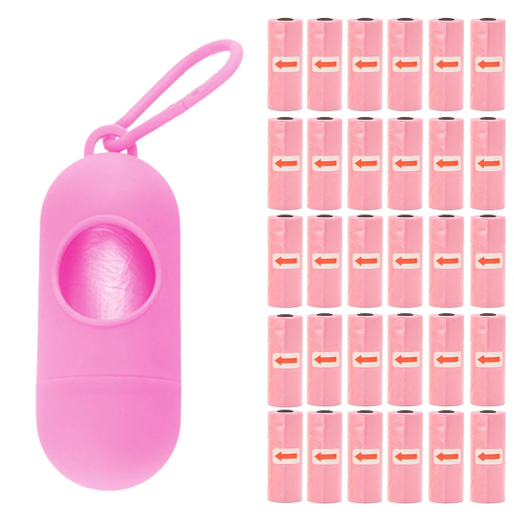 Biodegradable Dog Poop Bags With Dispenser For Pets