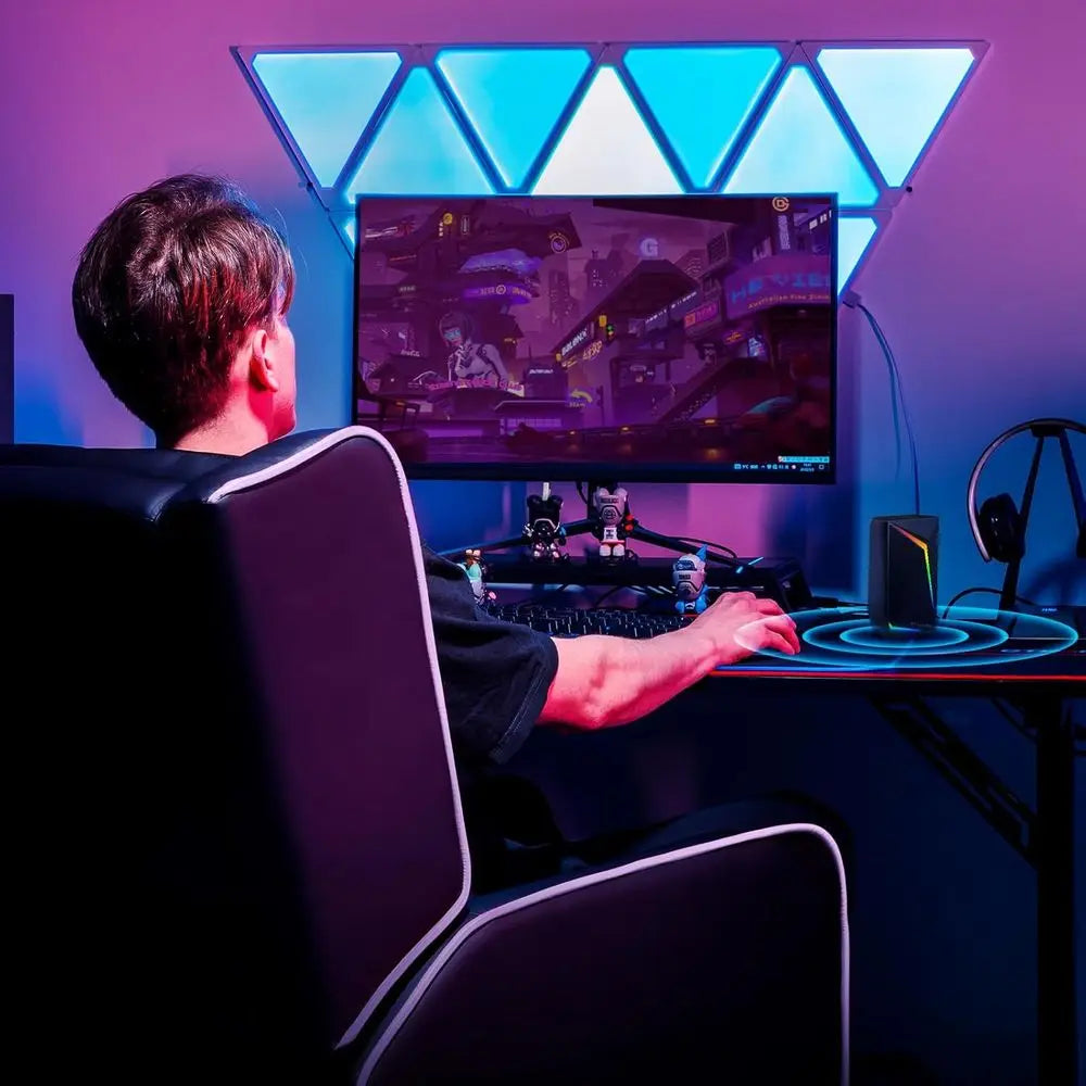 Gaming Recliner Chair PU Leather Racing Style Ergonomic Living Room For Adults