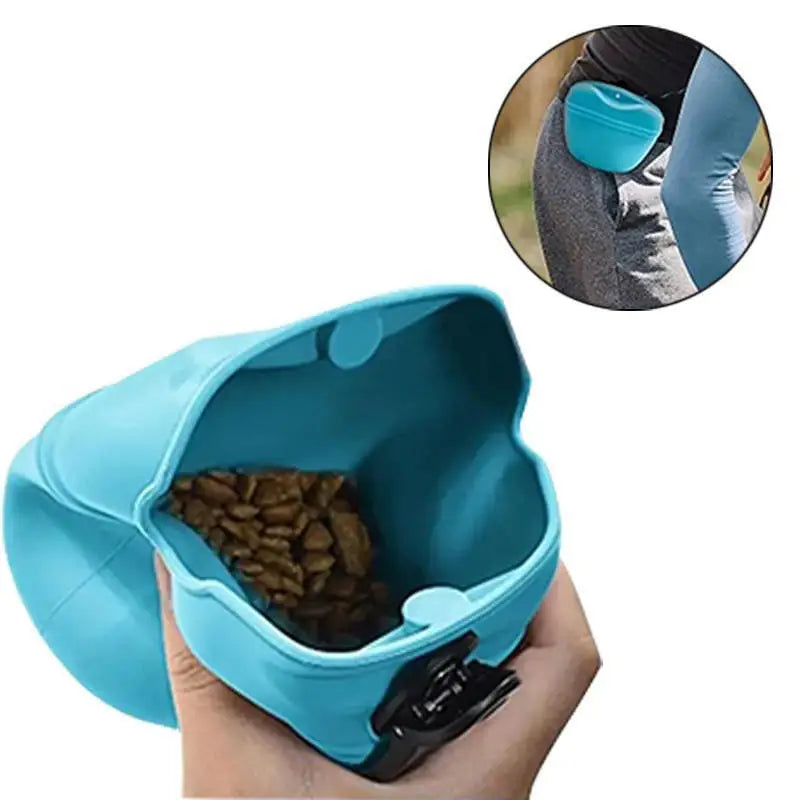 Portable Dog Training Waist Bag Snack Pouch For Obedience And Outdoor Training
