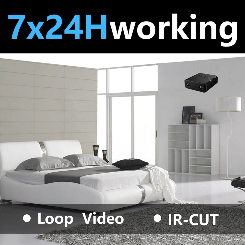 Mini Camera 1080P HD Video Recorder Infrared Night Vision Motion Detection 32GB