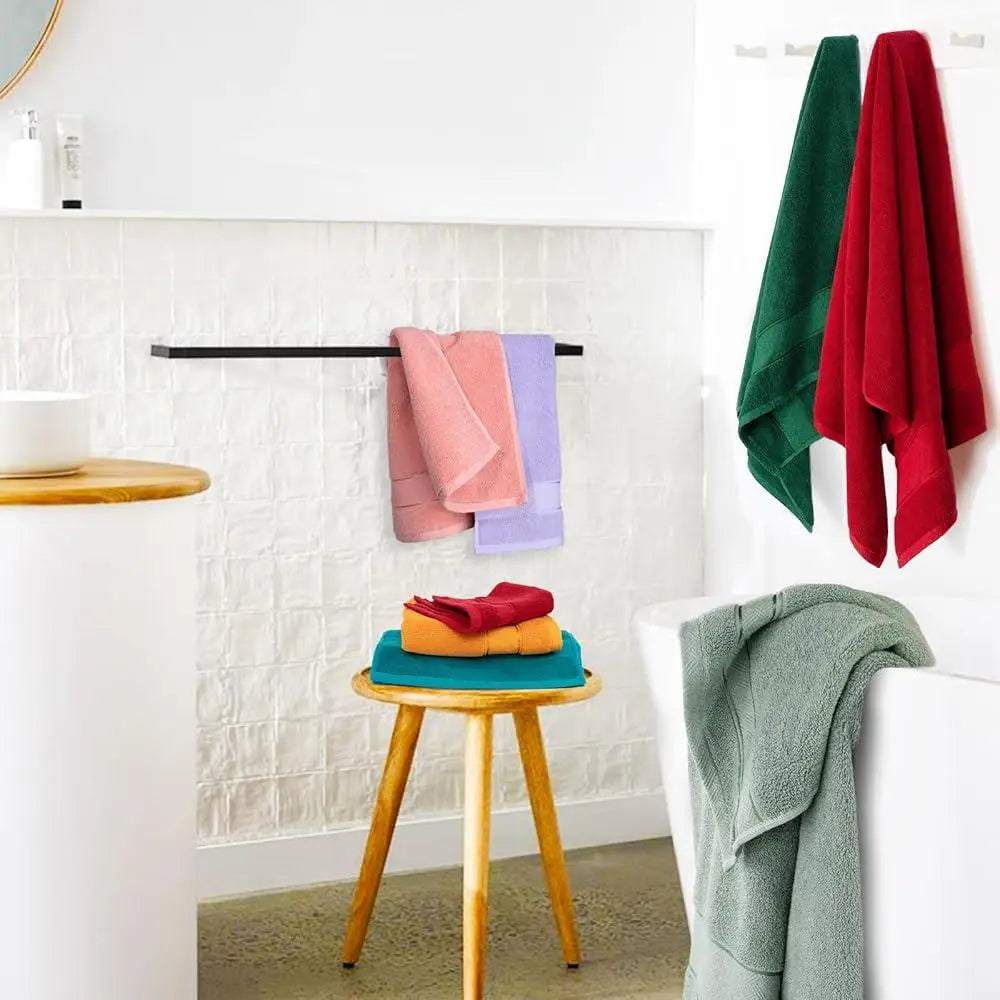 Luxury Turkish Cotton Towel Set 6 Piece Quick Dry Towels