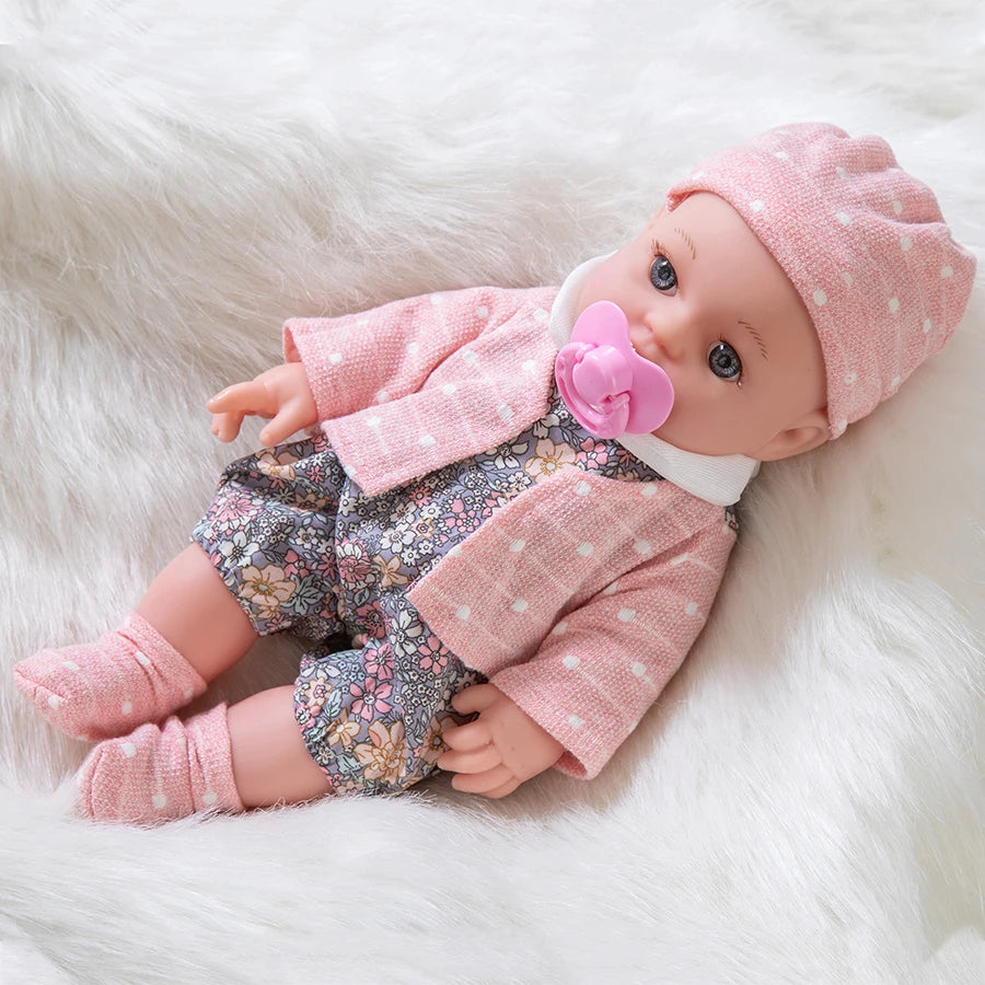 Twelve Inch Reborn Doll Washable Movable Limbs Toy For Kids