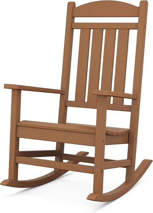 Presidential Outdoor Bamboo Rocking Chair European Style Garden
