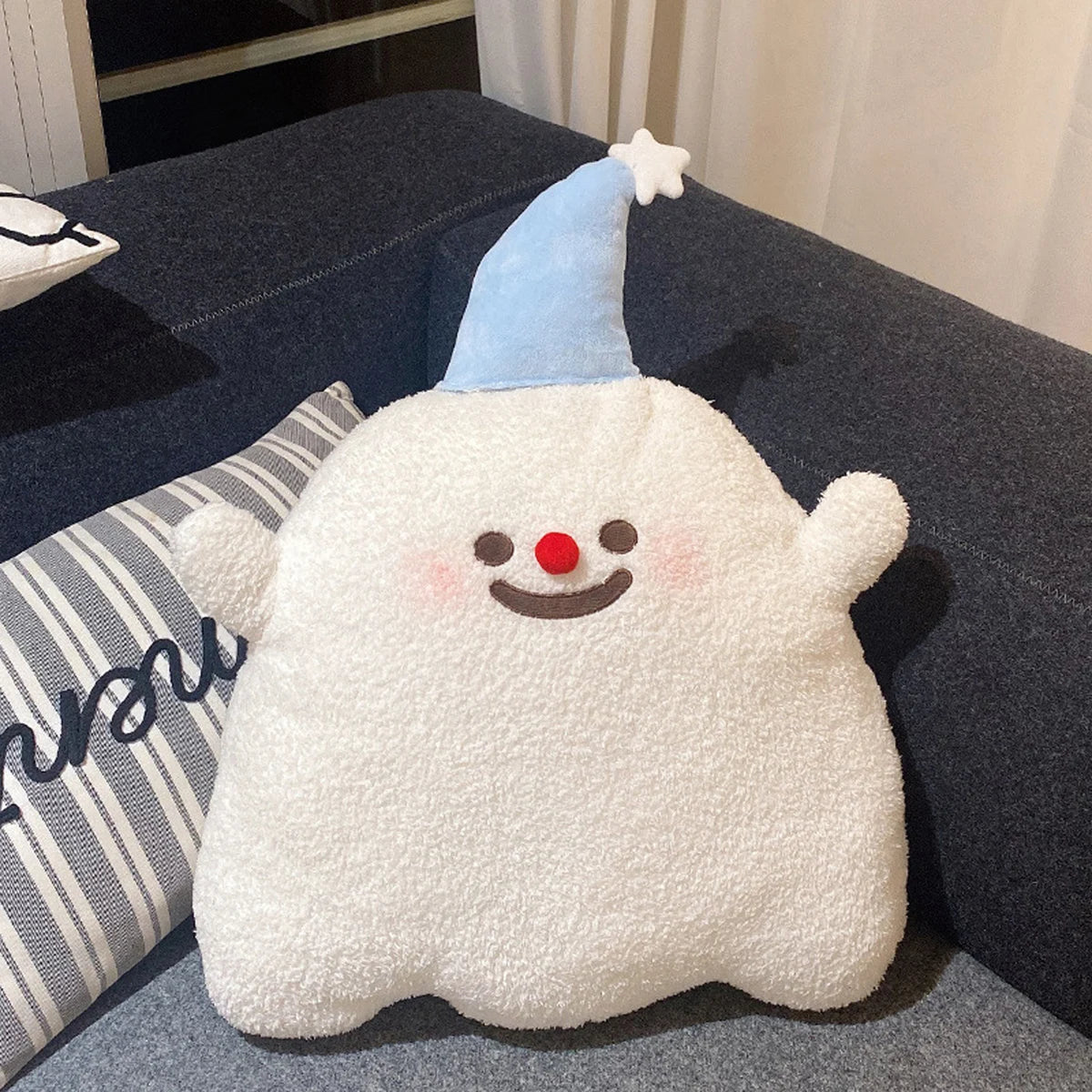 Adorable Plush Pumpkin Pillow Stuffed Animal Toy Soft Thanksgiving Plushie for Children and Adults Halloween Decoration