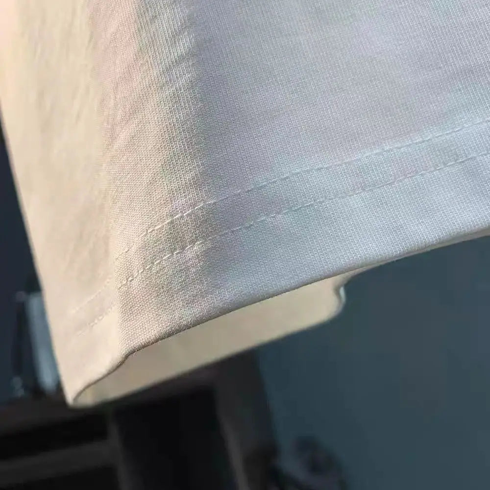 White Cat Paw Print T Shirt Women Summer Casual Breathable Round Neck Top