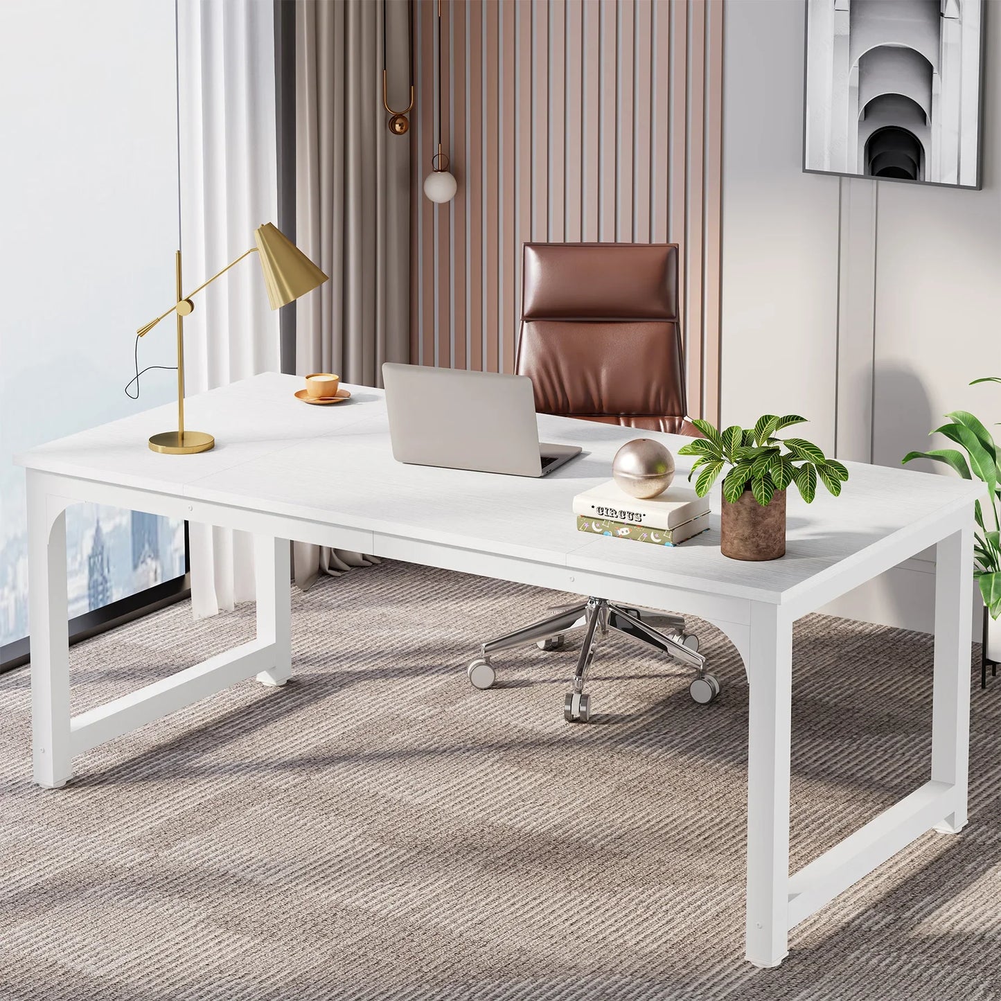 Tribesigns Modern Computer Desk Large Office Table