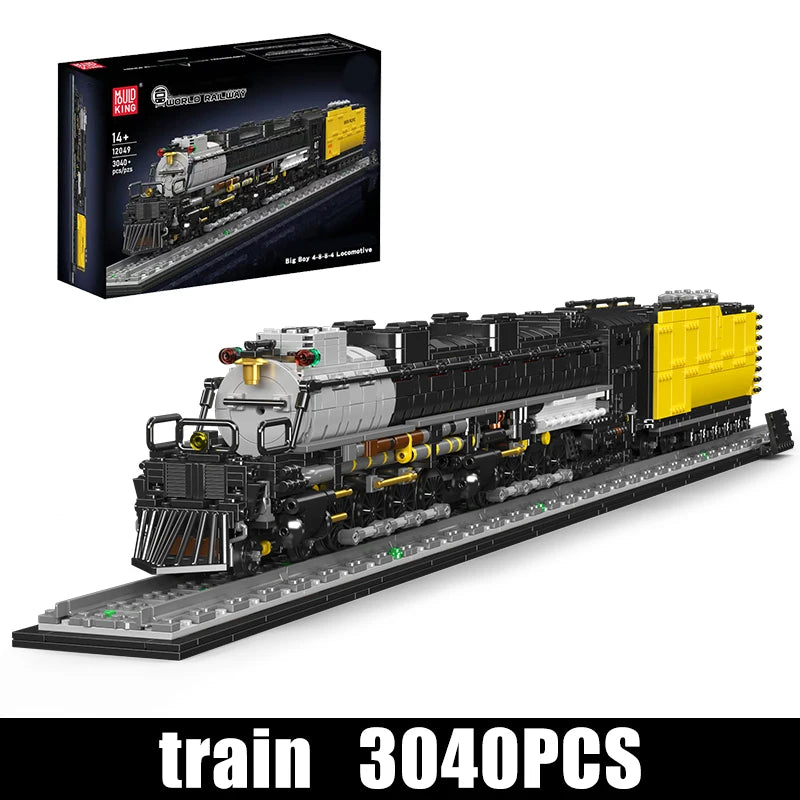 Mould King 12049 The Big Boy 4 8 8 4 Locomotive Building Block Set