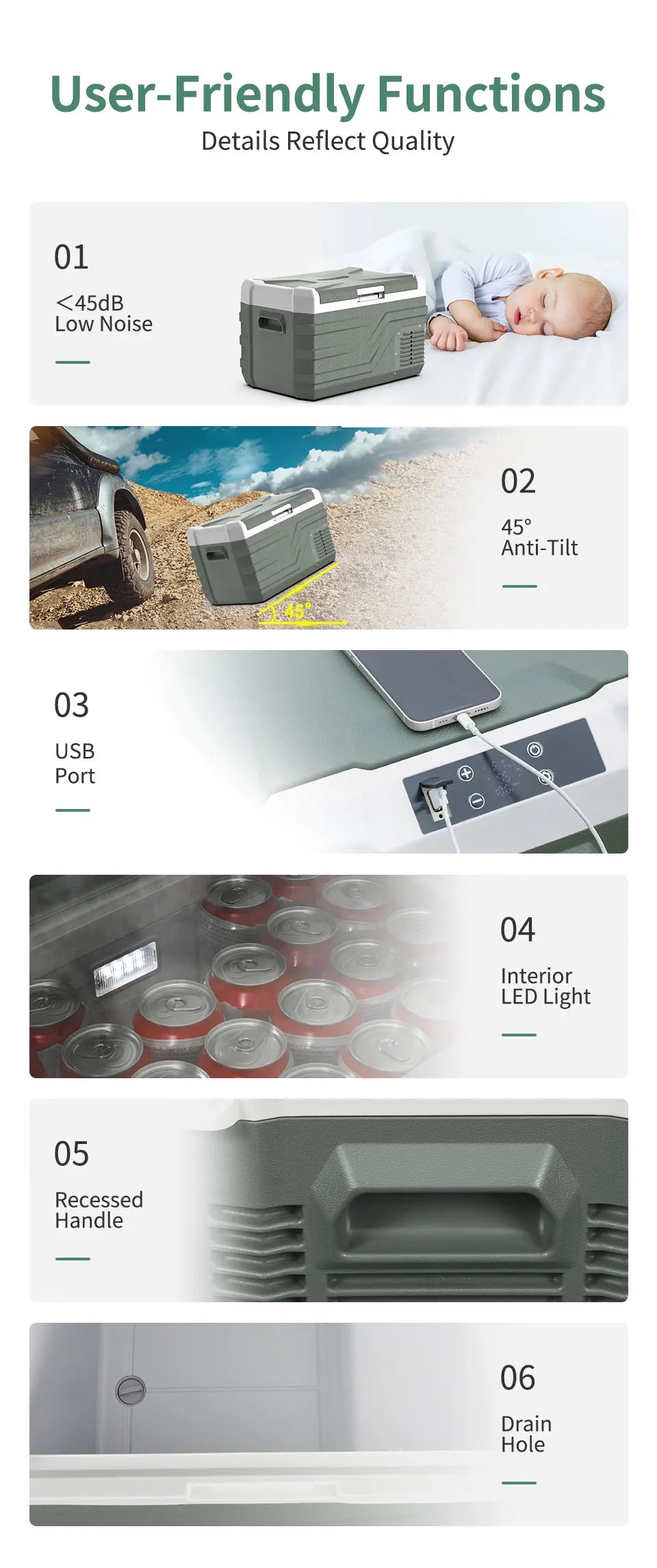Alpicool NL 25L 35L 45L Car Refrigerator 12V Compressor Fridge Freezer Portable Cooler for Camping Travel 12V 24V DC 100240V AC