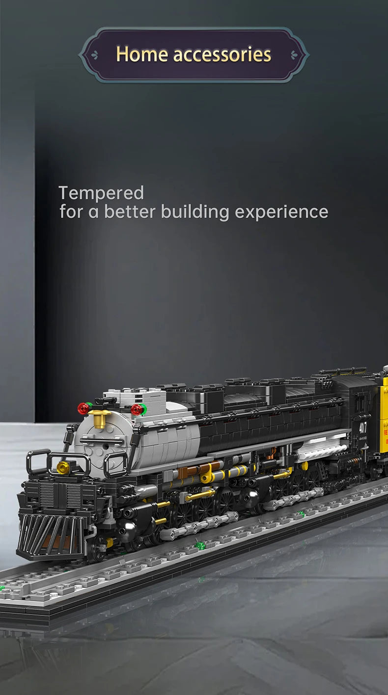 Mould King 12049 The Big Boy 4 8 8 4 Locomotive Building Block Set
