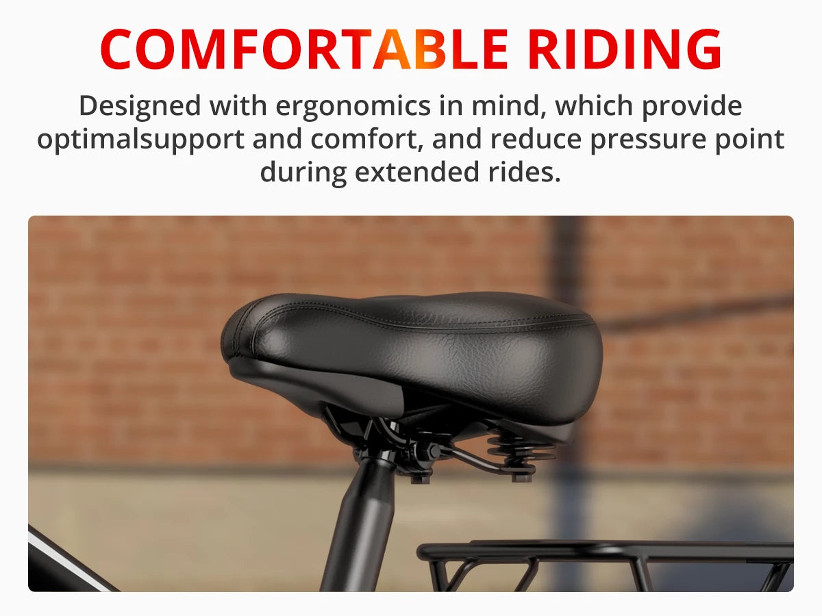 AMYET EB26 Electric Bike 1500W 48V 15Ah 26 Inch Fat Tire Mountain Bike 31 Mph