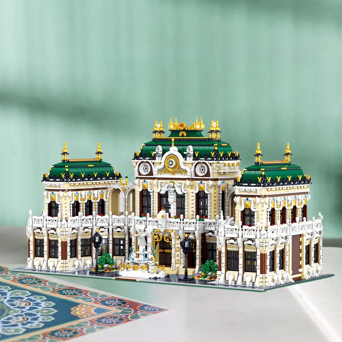 11930 Pieces Luxury Palace Building Blocks Street View Model MOC Brick Toys