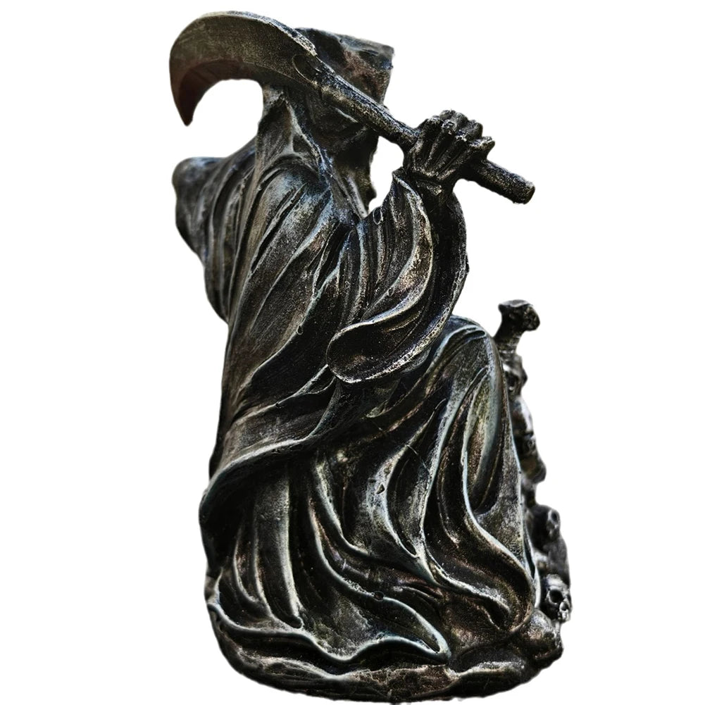 Halloween Light Up Ghost Fortune Teller Touch Sensing Grim Reaper Decor Haunted House Decoration