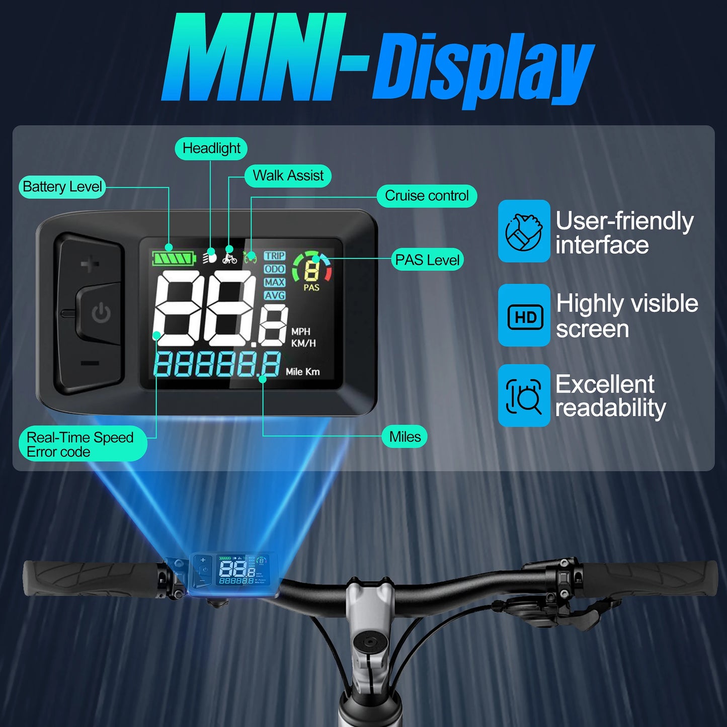 26 Inch Electric Bike Conversion Kit 1000W Hub Motor