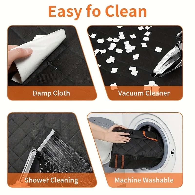 Dog Seat Cover Hammock For Cars Waterproof Heavy Duty Anti Slip Rear Protector