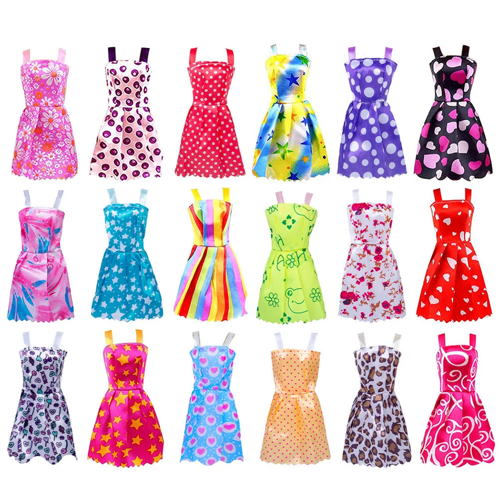 32 Pcs Doll Clothes Set Fairy Collection Dress Up For Girls