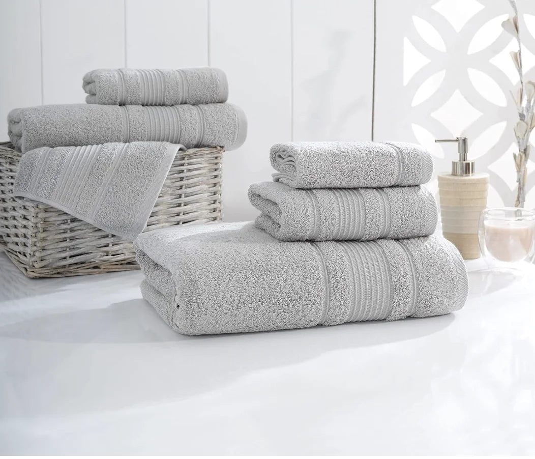 4 Piece Turkish Cotton Towel Set Bath Towels Quick Dry