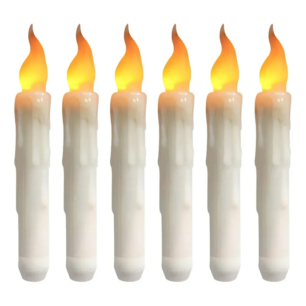 Floating LED Candles With Wand Remote Flameless Decor