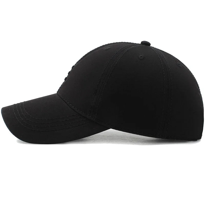 Unisex Cotton Snapback Baseball Cap Four Colors Casual Outdoor Dad Hat