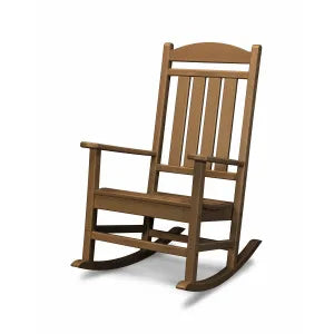 Presidential Outdoor Bamboo Rocking Chair European Style Garden