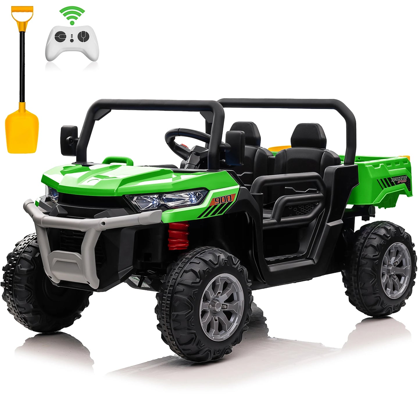 24V Ride On Dump Truck 2 Seater Kids UTV Electric Car Remote