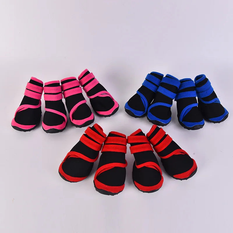 Waterproof Dog Shoes Anti Slip Winter Warm Snow Boots For Large Dogs Outdoor