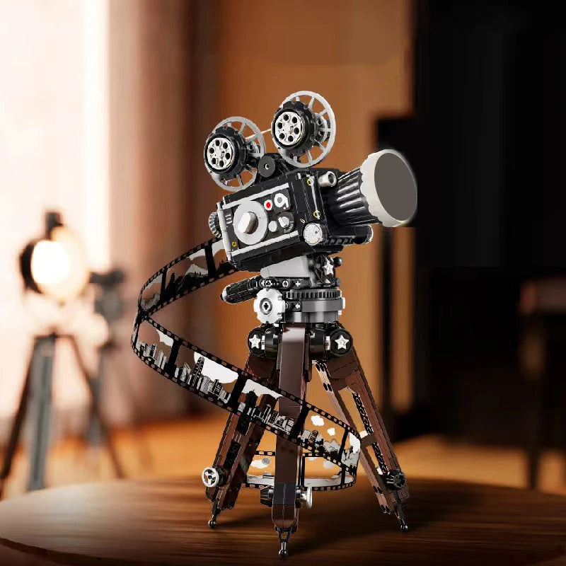 Classic Retro Camera 100th Anniversary Building Blocks Model 655 Pieces Gift