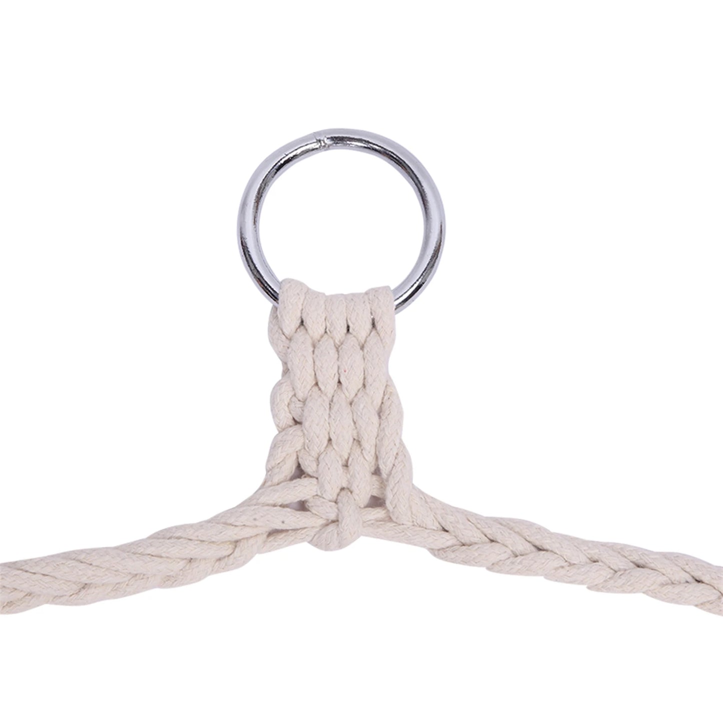 Nordic White Hanging Hammock Chair Indoor Outdoor Garden Dormitory Single Safety Swing for Adults and Kids