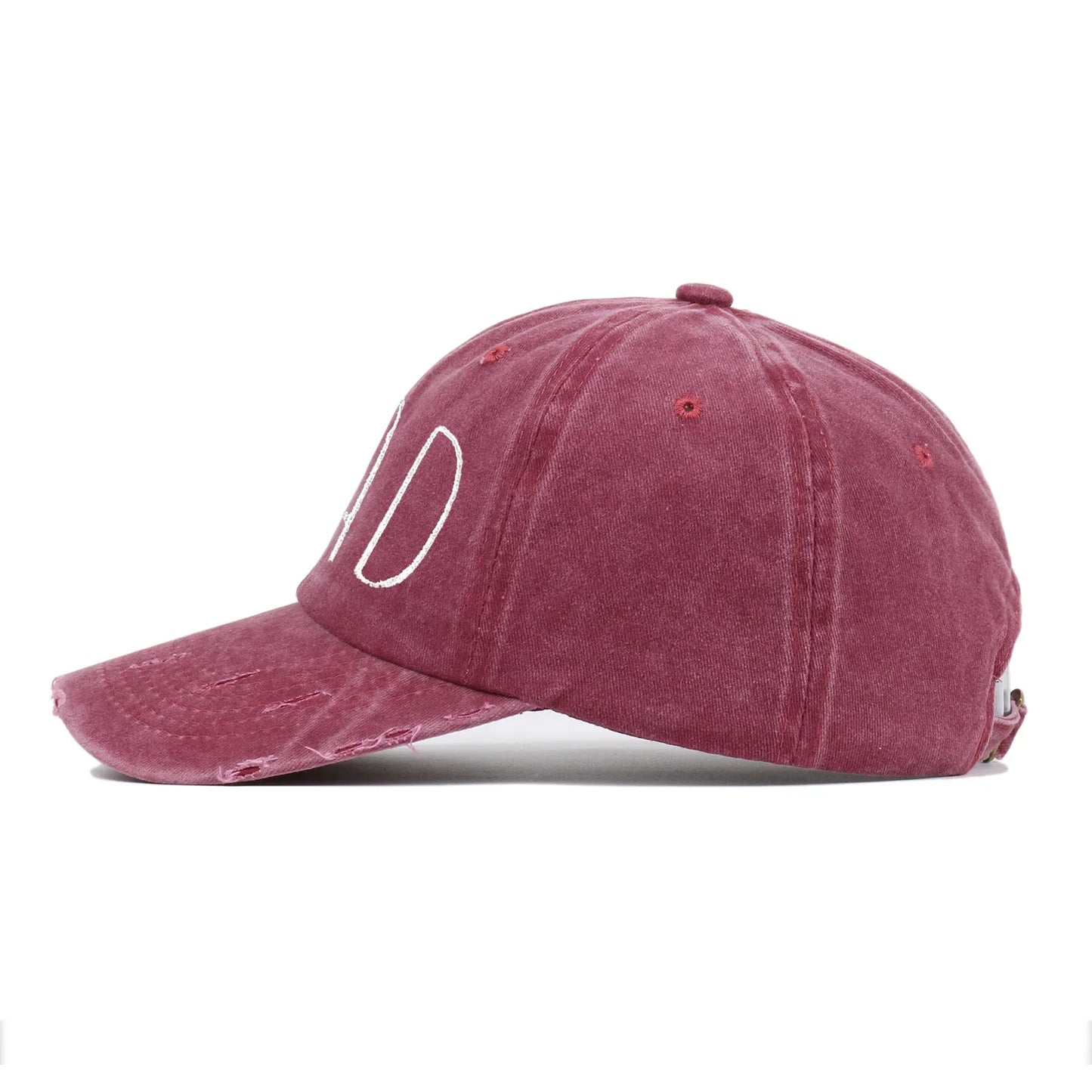 Embroidery Dog Mom Hat Cotton Washed Baseball Cap Unisex Outdoor Snapback Y2K
