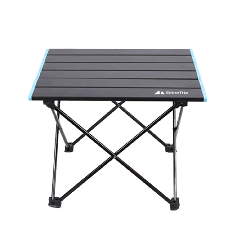 Portable Foldable Ultralight Aluminium Camping Table For 4, Outdoor Picnic Hiking Laptop Desk