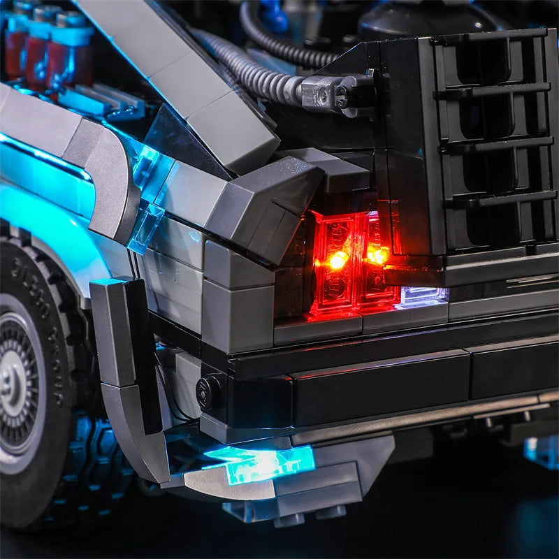 LED Lighting Kit For LEGO 10300 DeLorean Time Machine