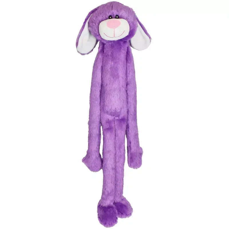 Large Plush Bunny Dog Toy With Squeakers Extra Long Arms