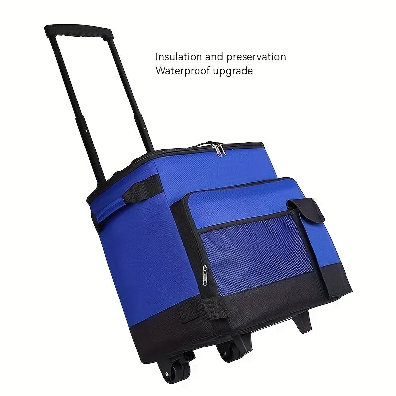 Insulated Outdoor Picnic Box Large Capacity Cooler for Camping and Takeaway