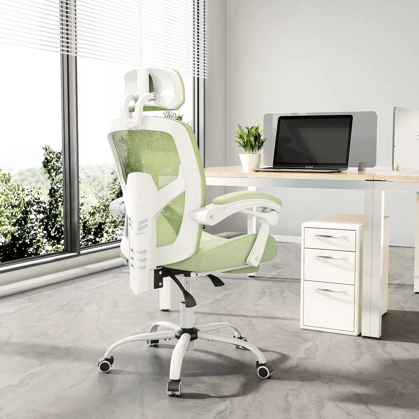 JHK Ergonomic High Back Mesh Office Chair With Reclining Tilt And Lumbar Support